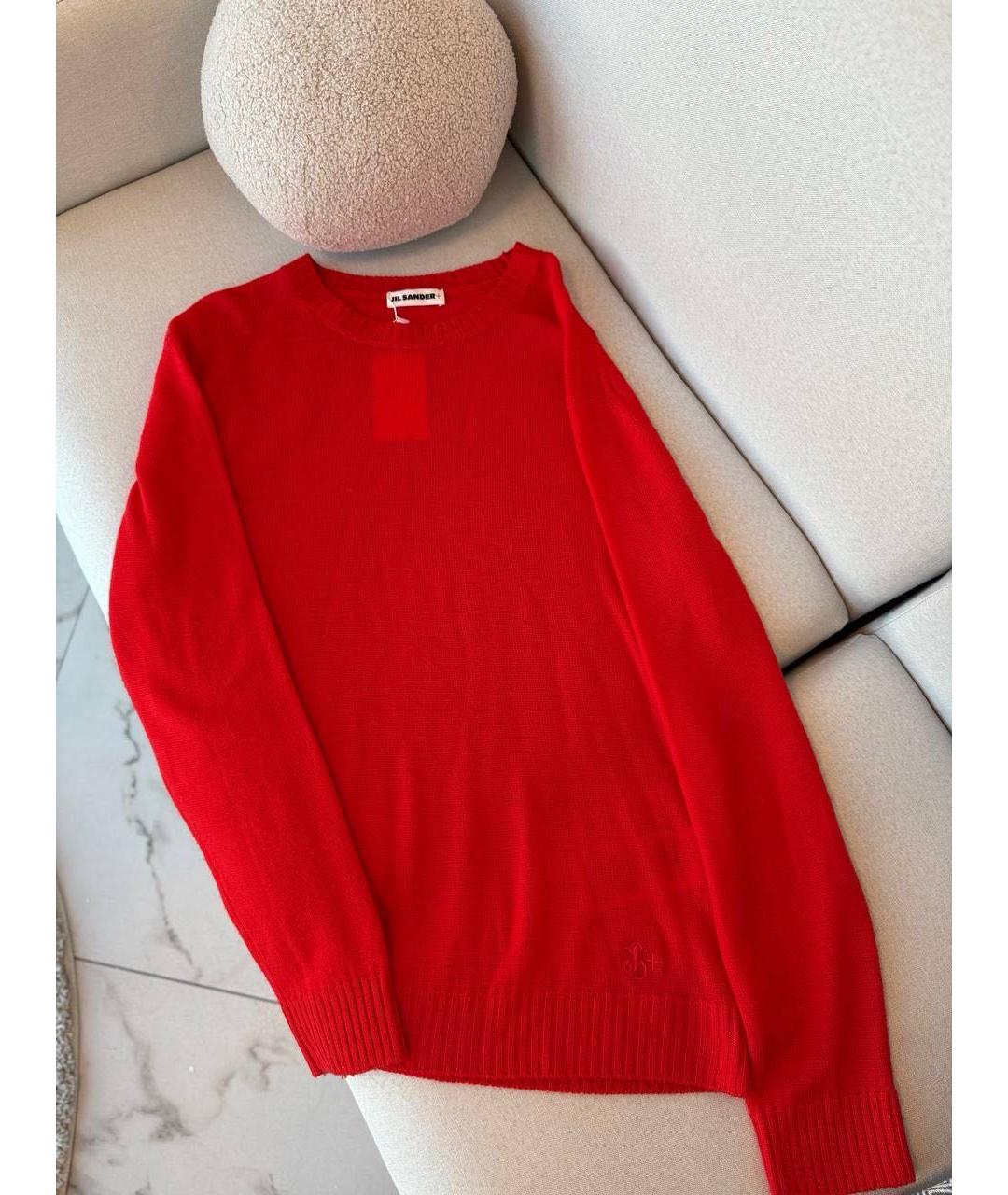 JIL SANDER Красный джемпер / свитер, фото 9