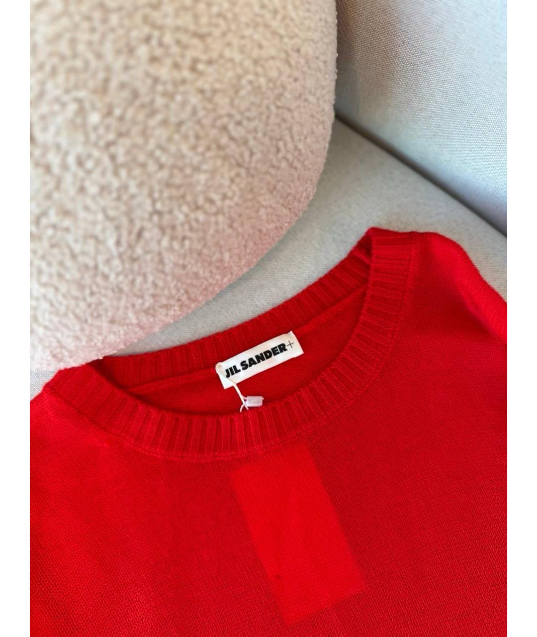 JIL SANDER Красный джемпер / свитер, фото 6