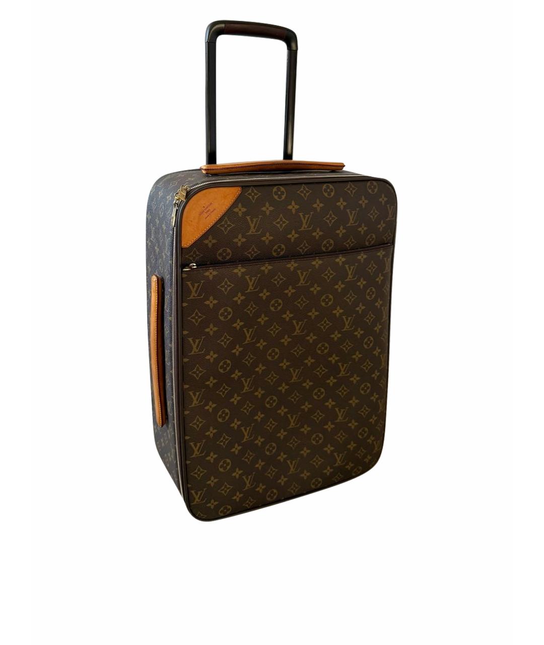 LOUIS VUITTON Коричневый чемодан, фото 1