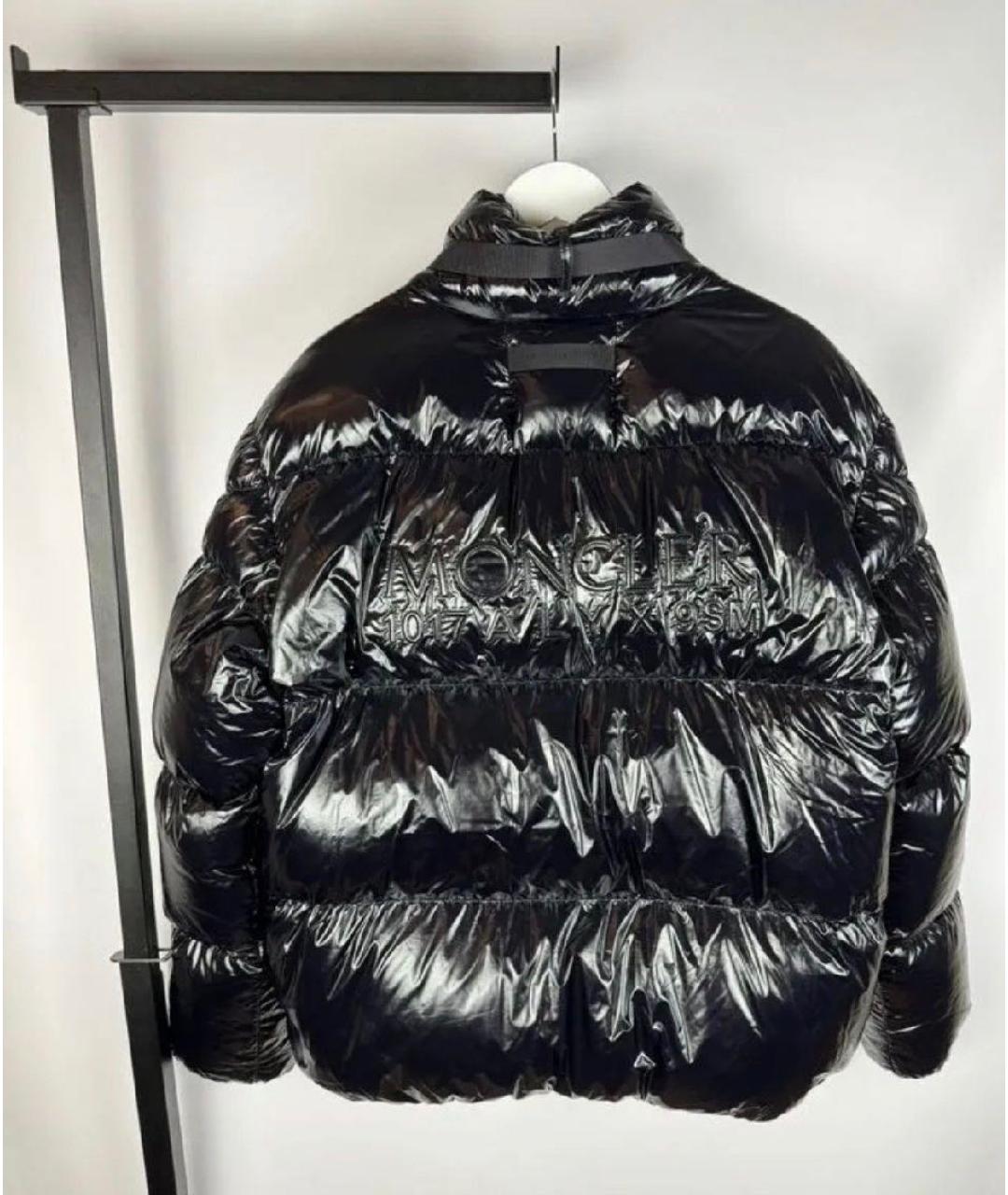 MONCLER Черный пуховик, фото 2