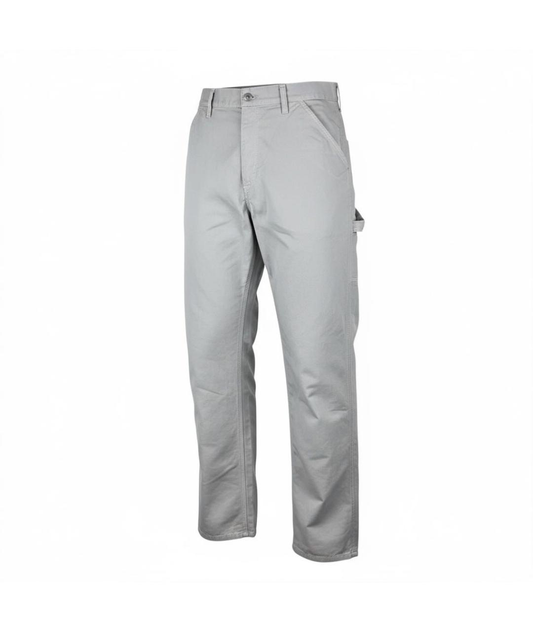 CARHARTT WIP Серые хлопковые брюки чинос, фото 6