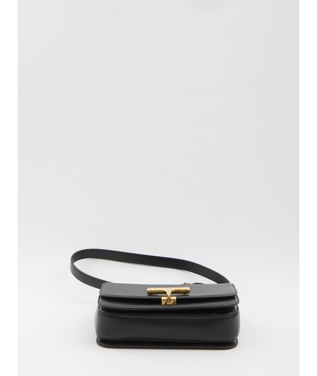 GUCCI Черная кожаная сумка через плечо, фото 3