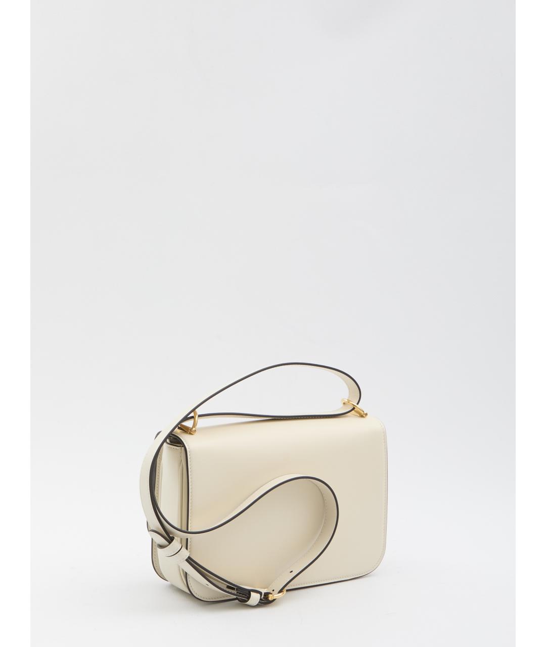 GUCCI Белая кожаная сумка через плечо, фото 2