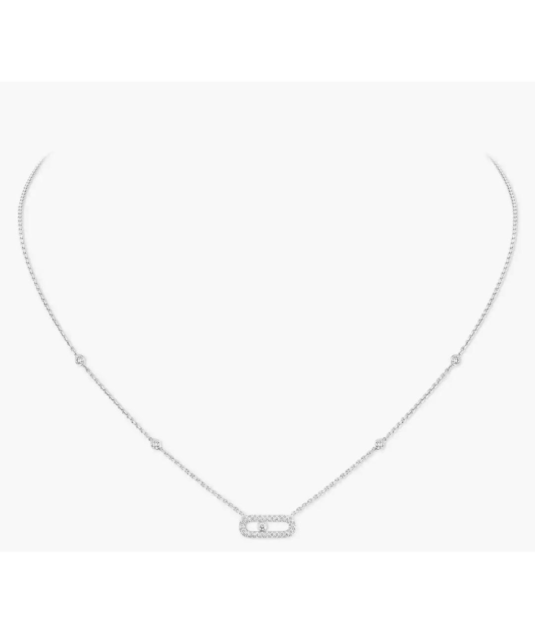 MESSIKA Белый кулон из белого золота, фото 1