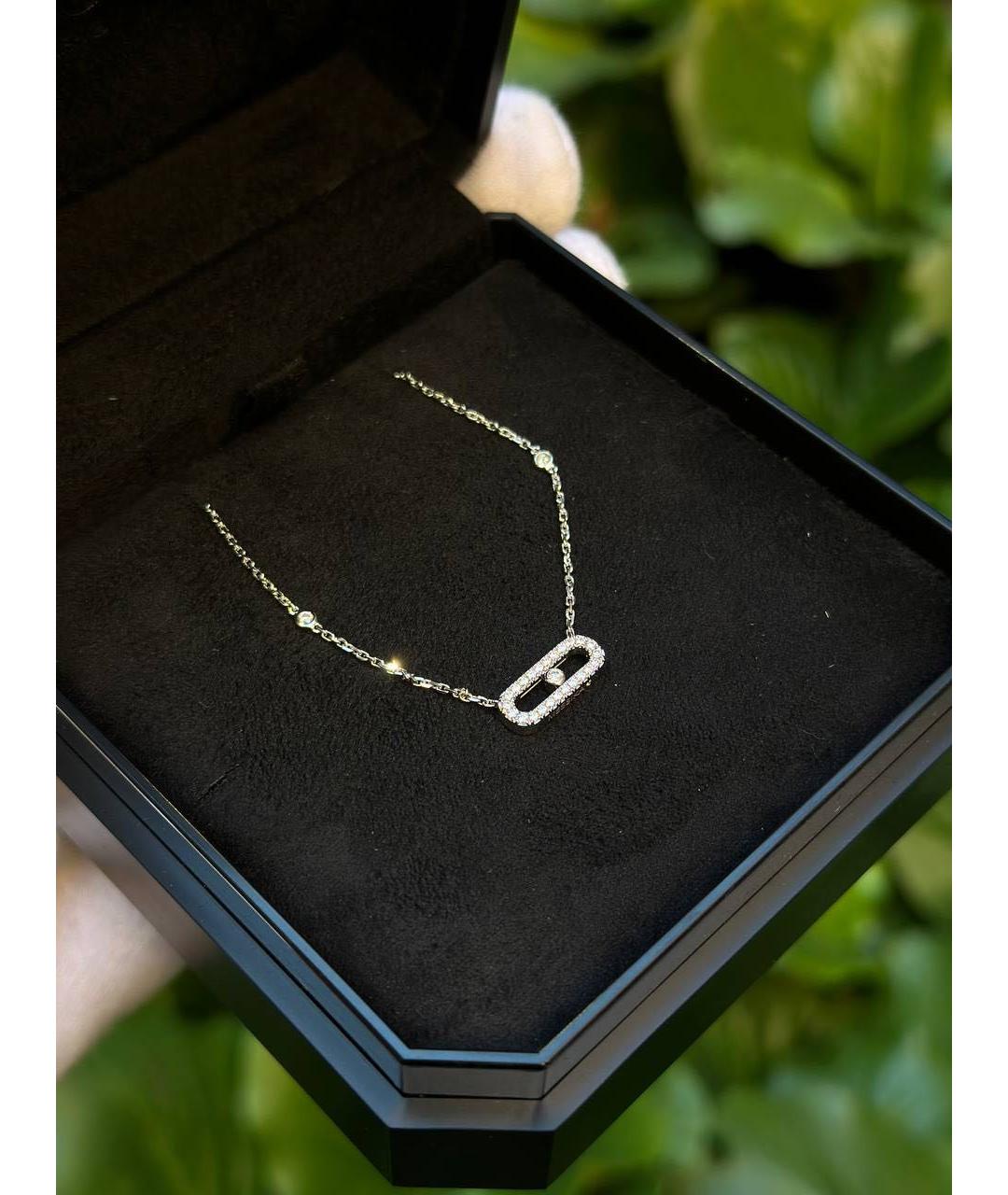 MESSIKA Белый кулон из белого золота, фото 2