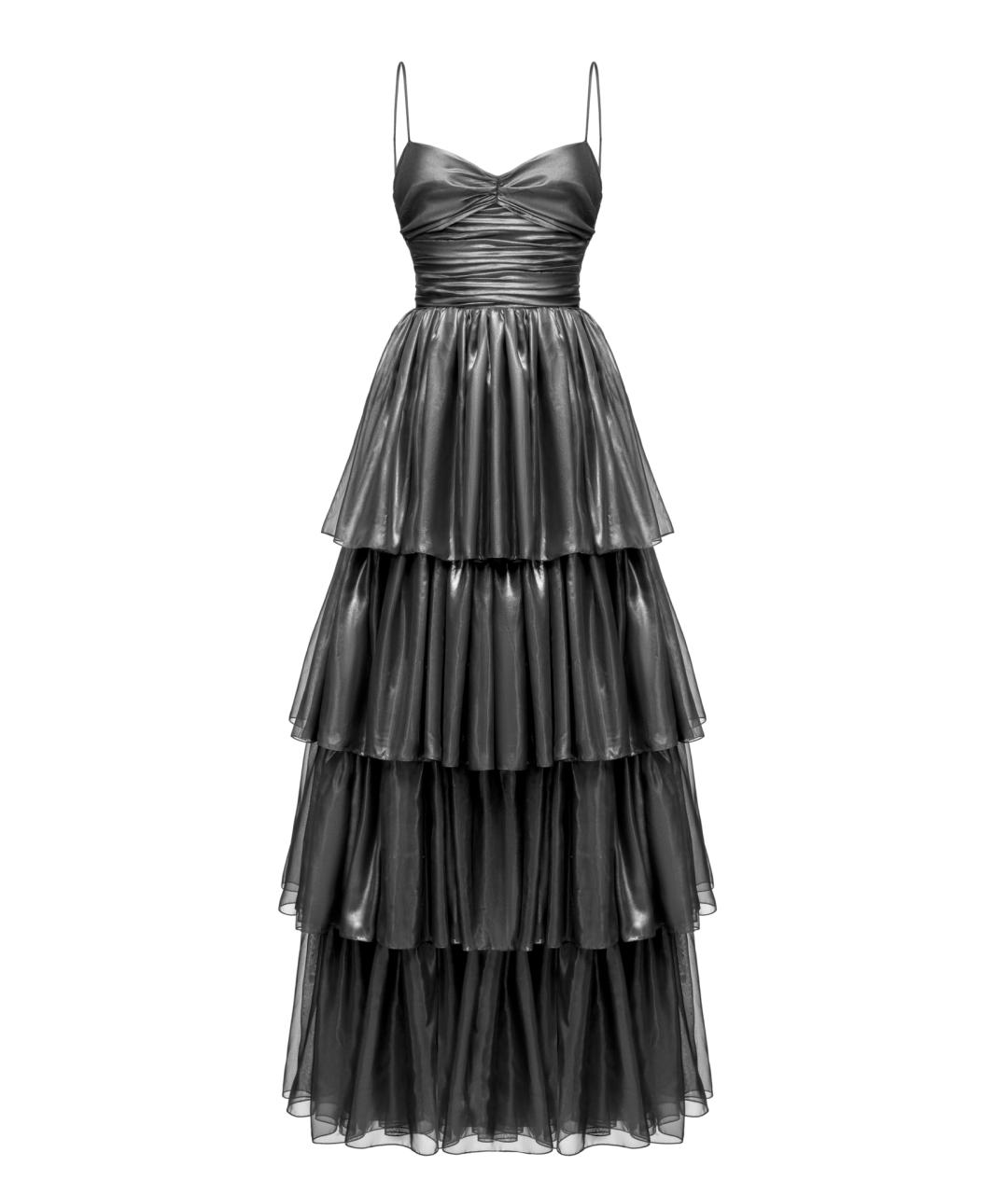 RASARIO Серебряное полиэстеровое вечернее платье, фото 1