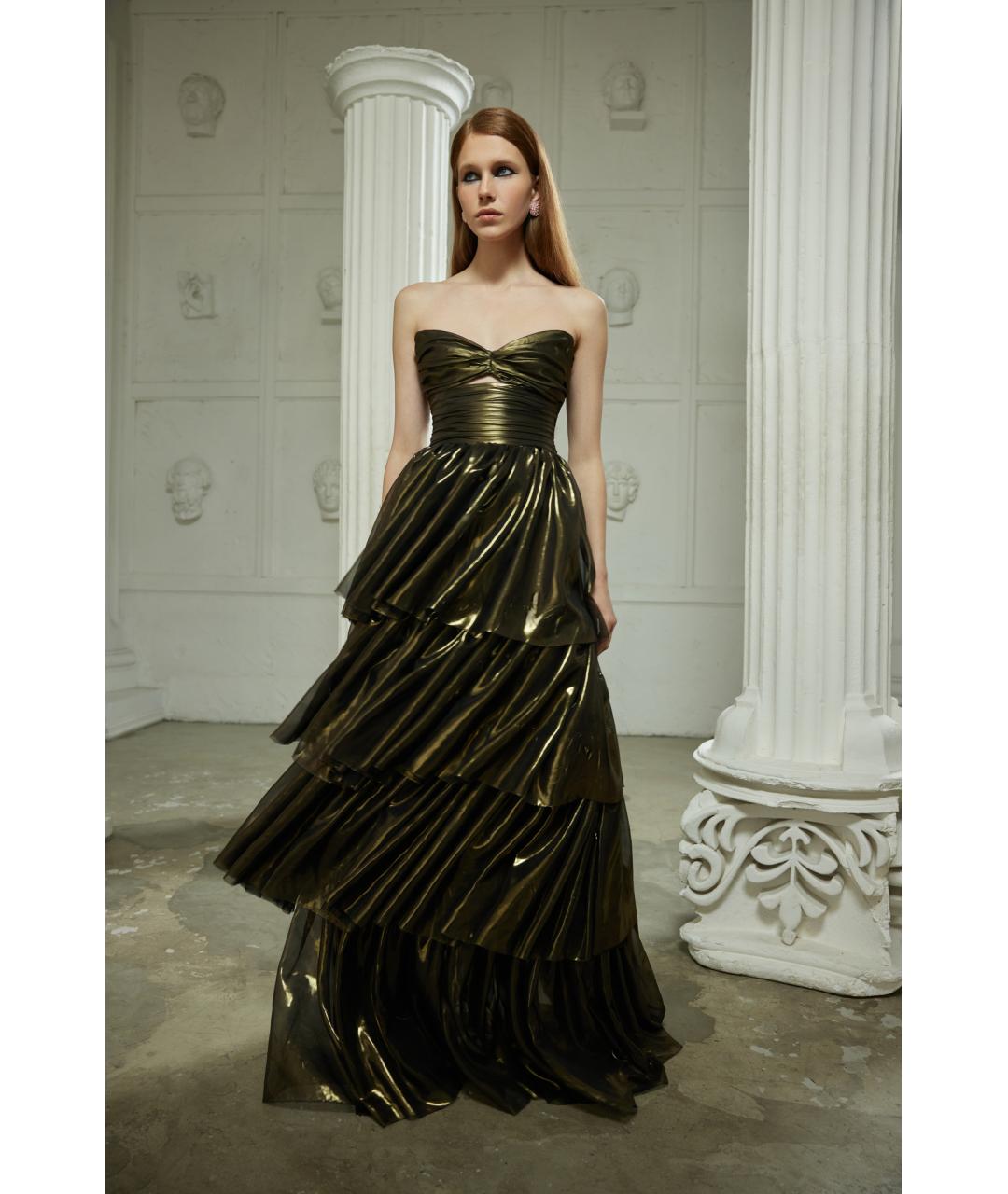 RASARIO Серебряное полиэстеровое вечернее платье, фото 3