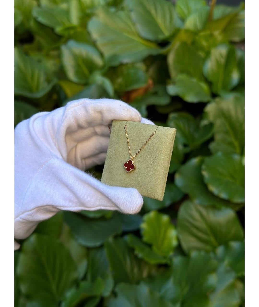 VAN CLEEF & ARPELS Красный кулон из розового золота, фото 2