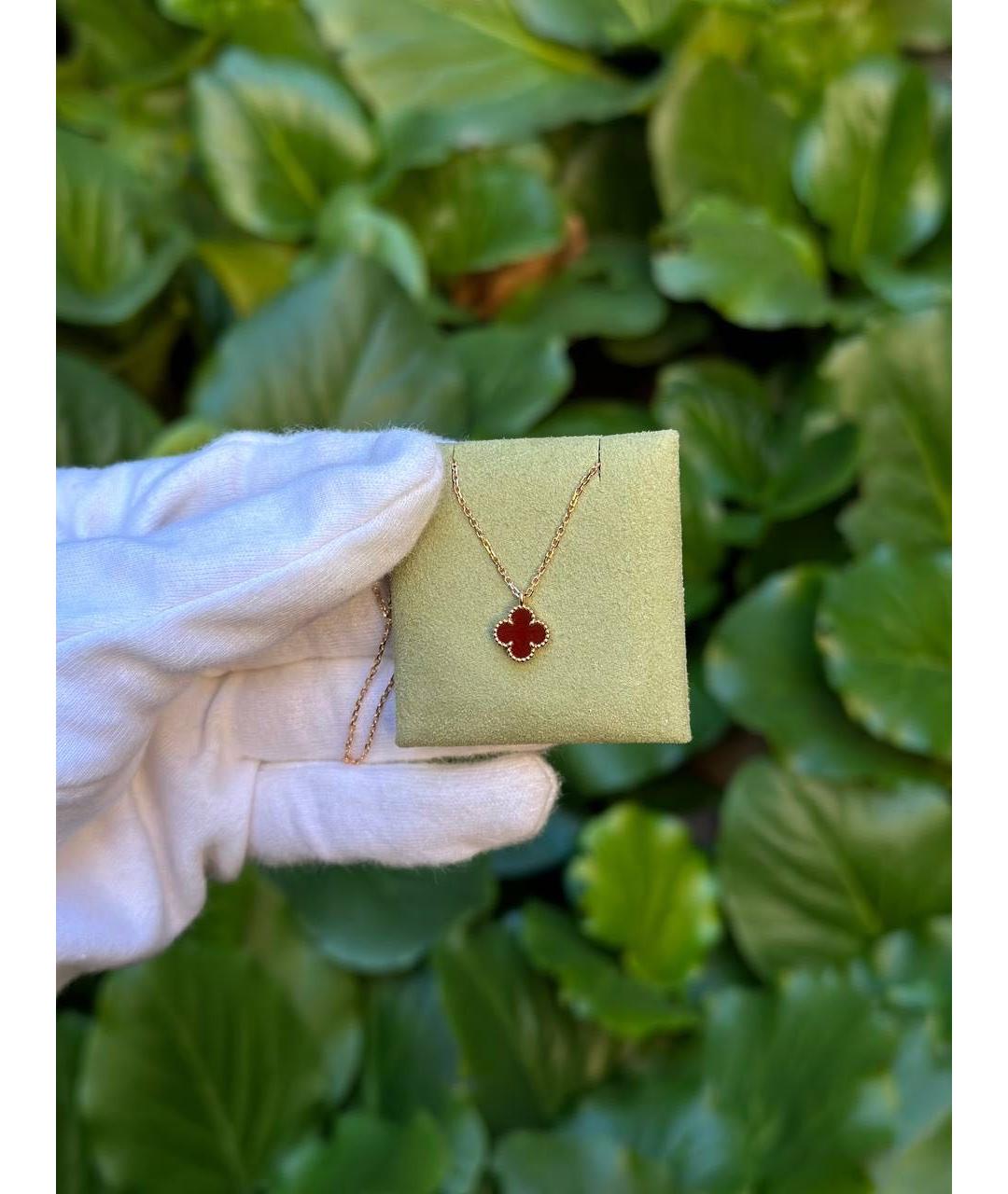 VAN CLEEF & ARPELS Красный кулон из розового золота, фото 6