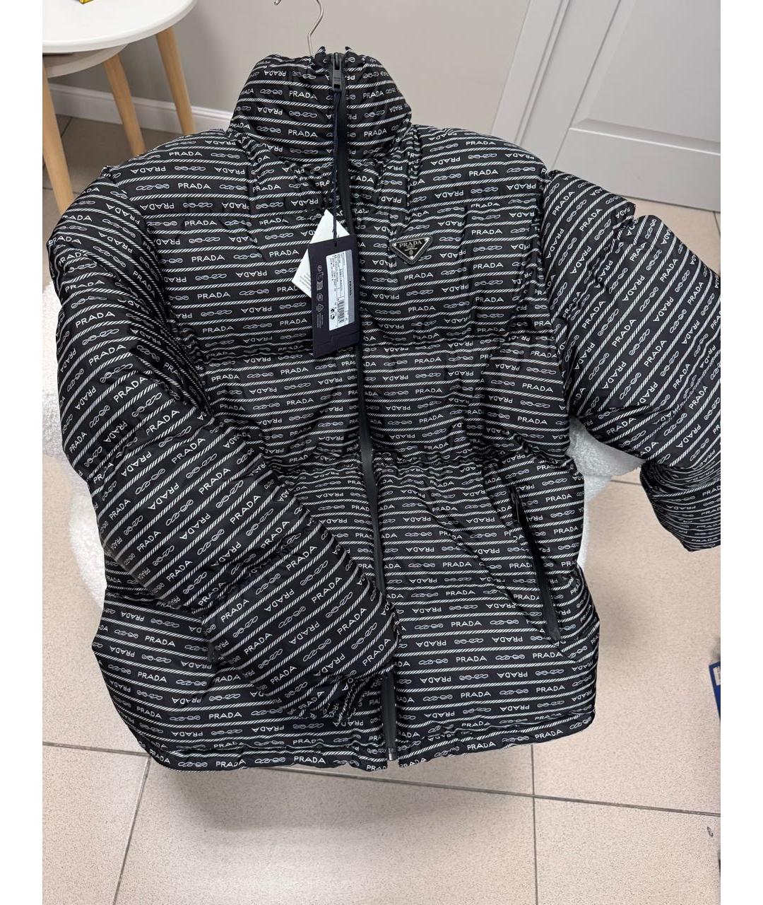 PRADA Черный пуховик, фото 2