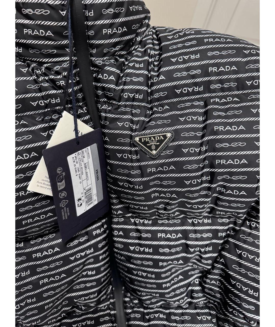 PRADA Черный пуховик, фото 4