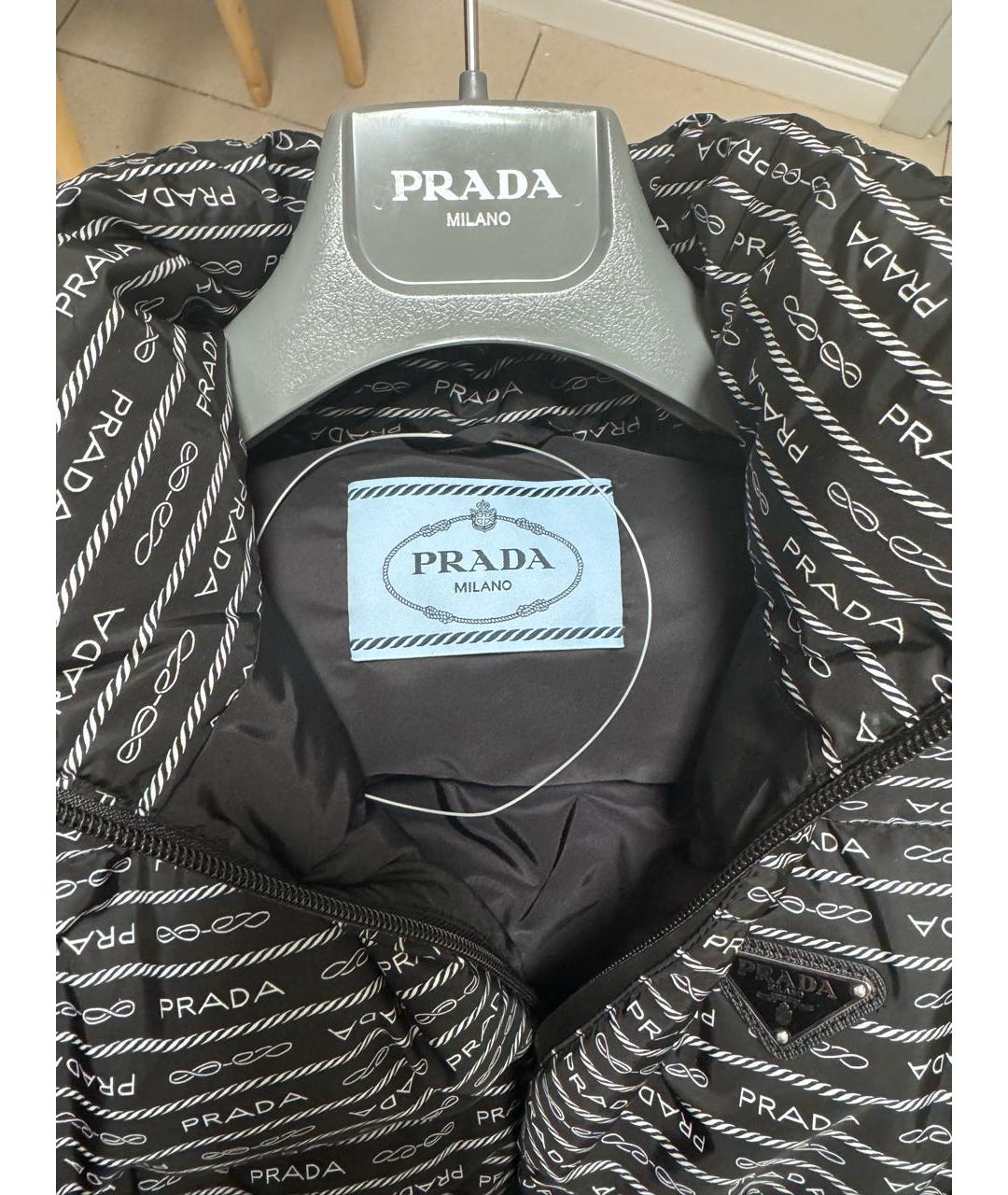 PRADA Черный пуховик, фото 3