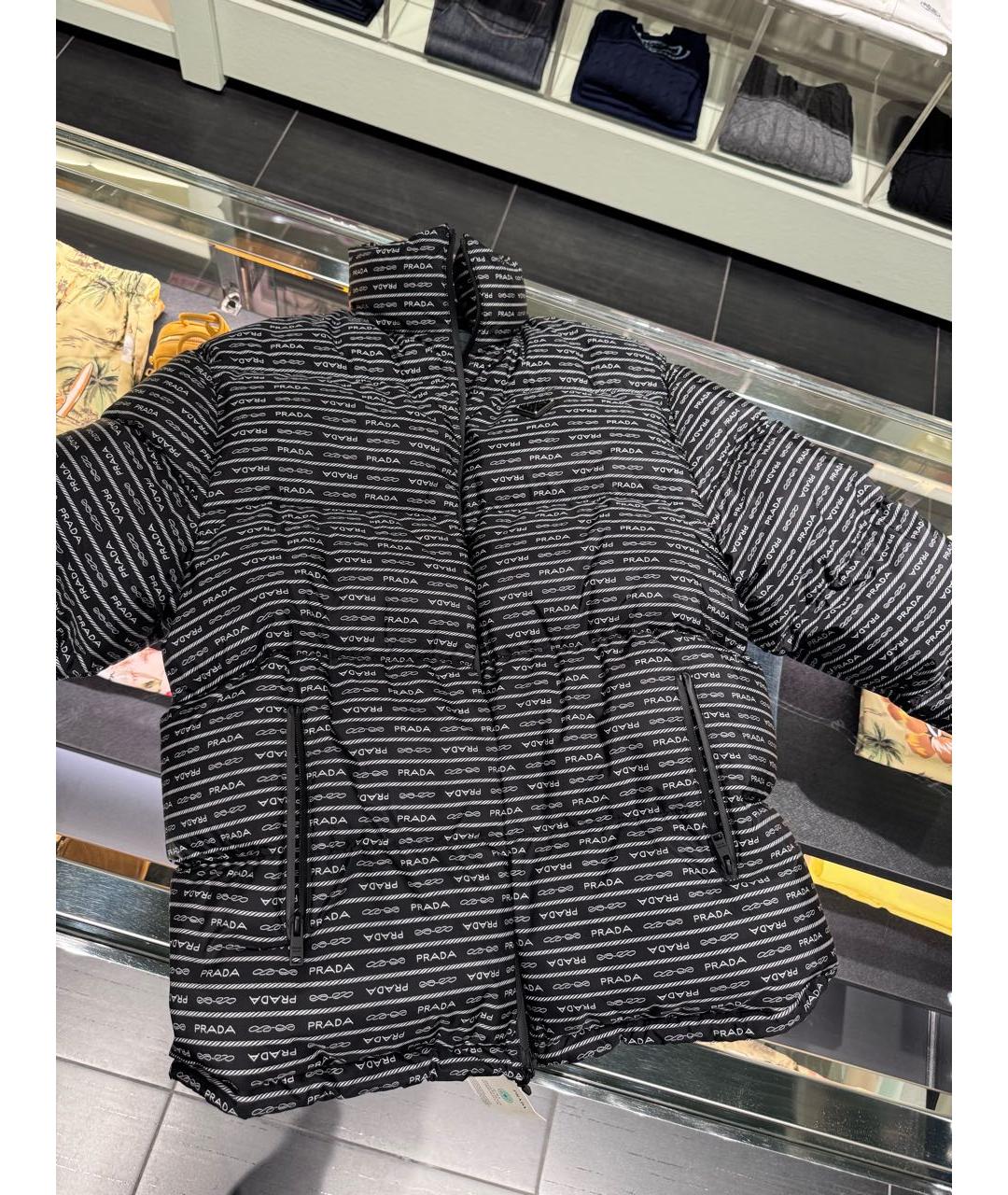 PRADA Черный пуховик, фото 8