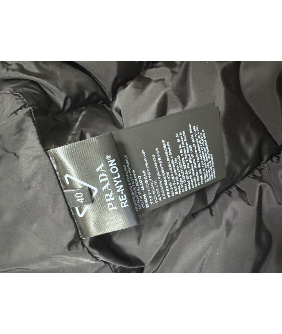 PRADA Черный пуховик, фото 6