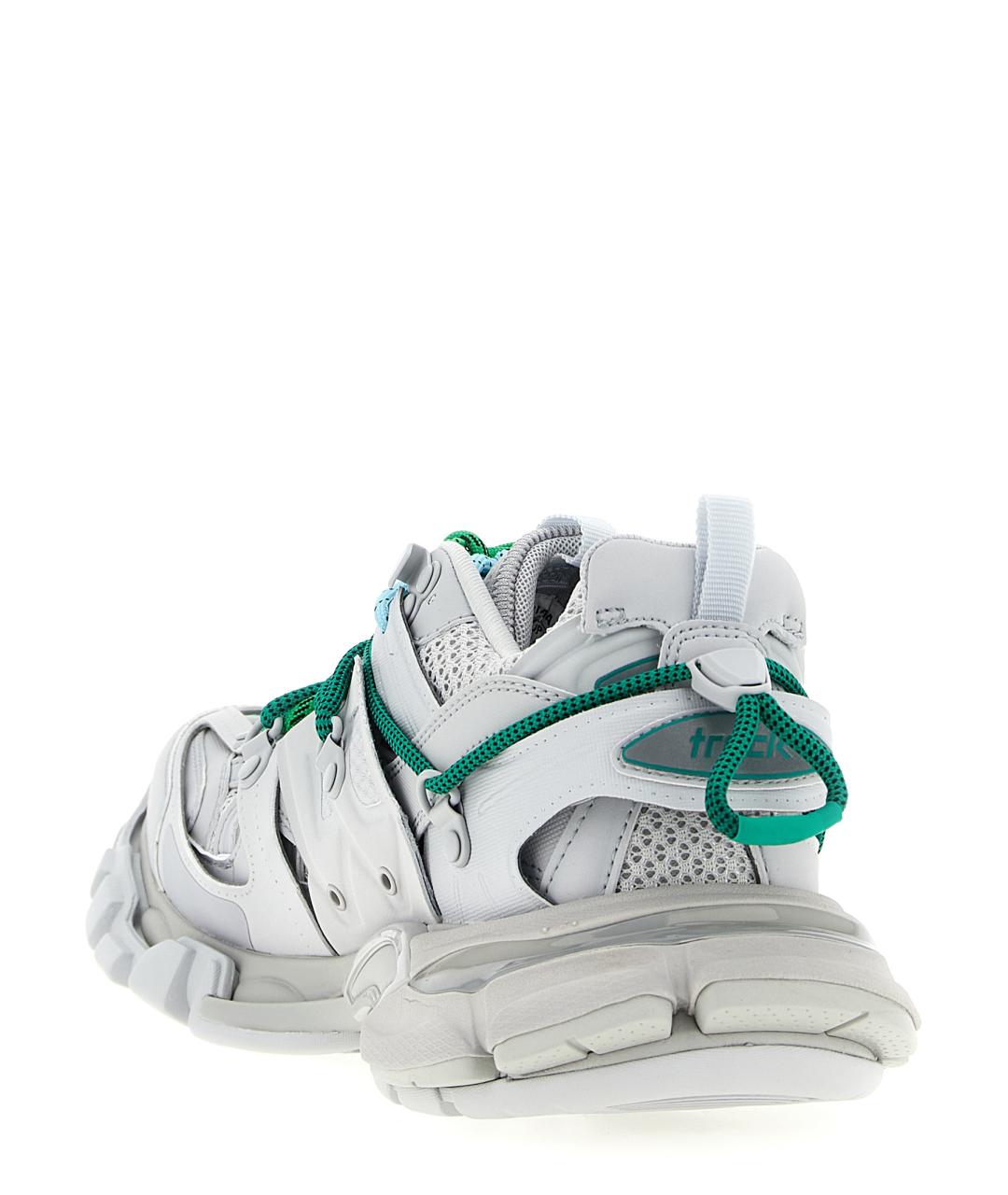 BALENCIAGA Серые синтетические низкие кроссовки / кеды, фото 3