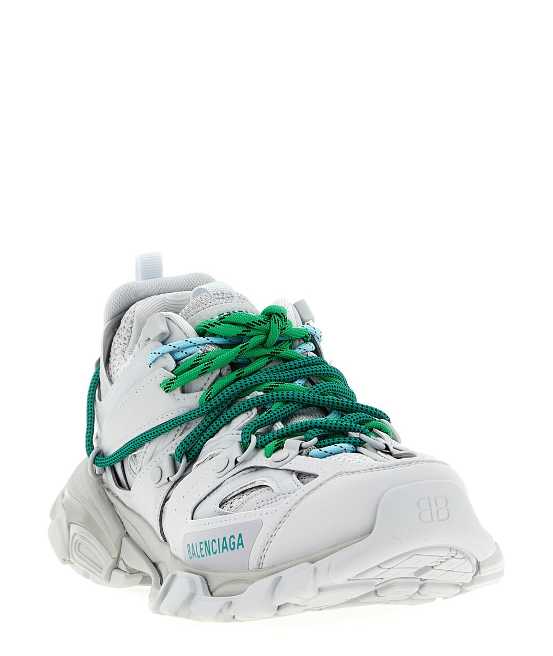 BALENCIAGA Серые синтетические низкие кроссовки / кеды, фото 2