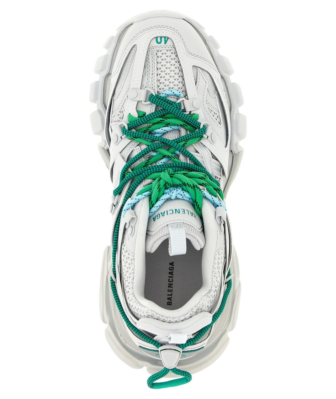 BALENCIAGA Серые синтетические низкие кроссовки / кеды, фото 4