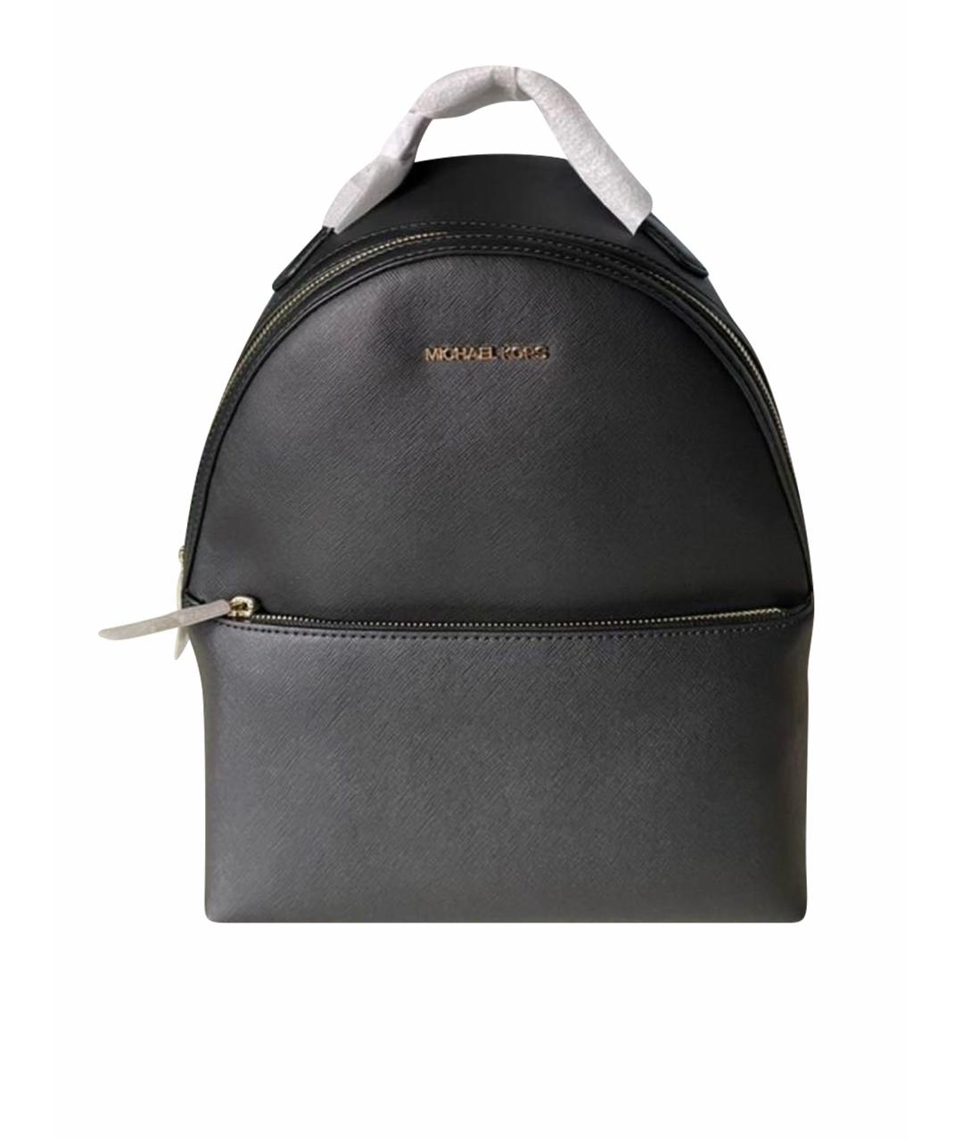 MICHAEL KORS Черный рюкзак из искусственной кожи, фото 1