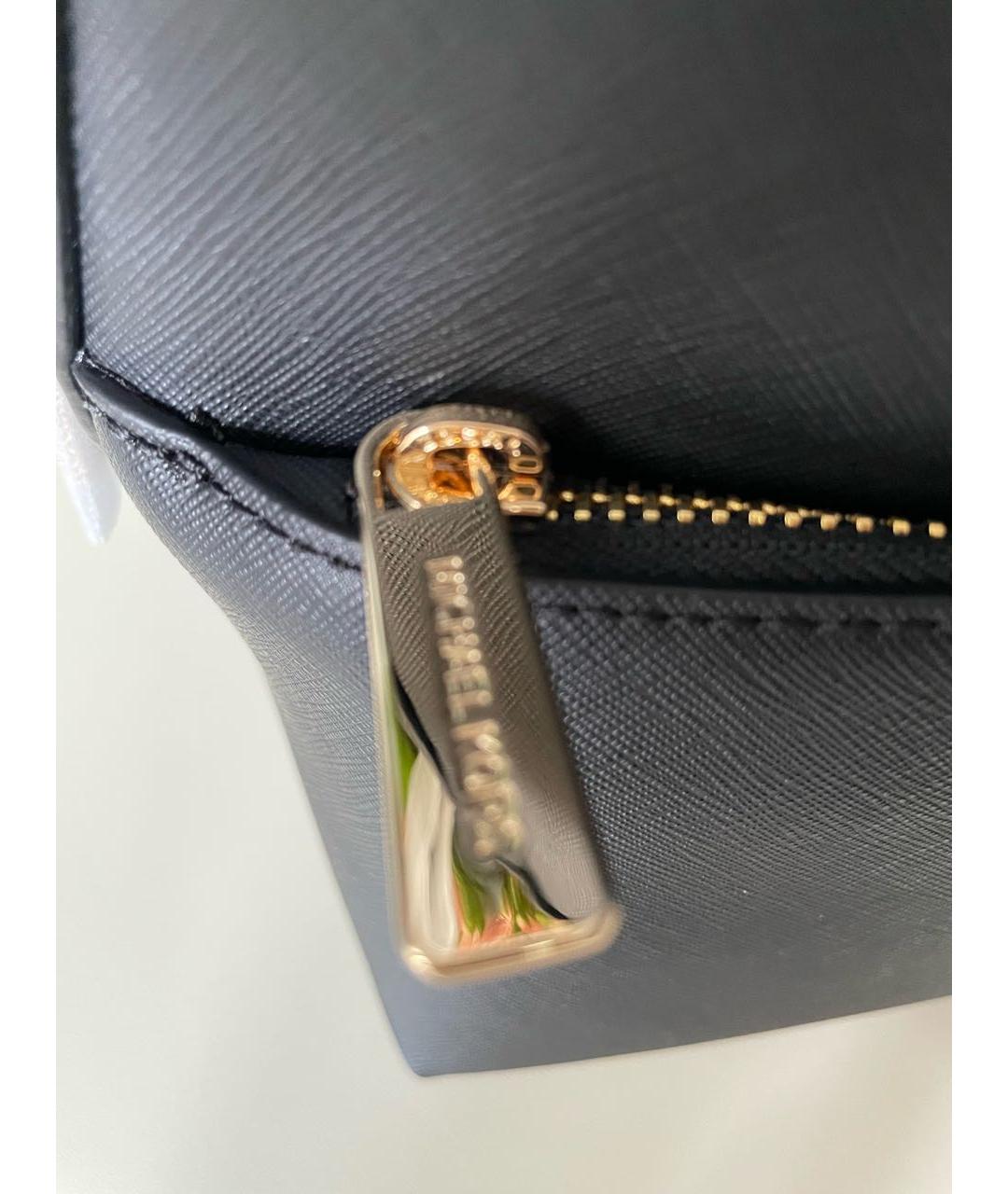 MICHAEL KORS Черный рюкзак из искусственной кожи, фото 7