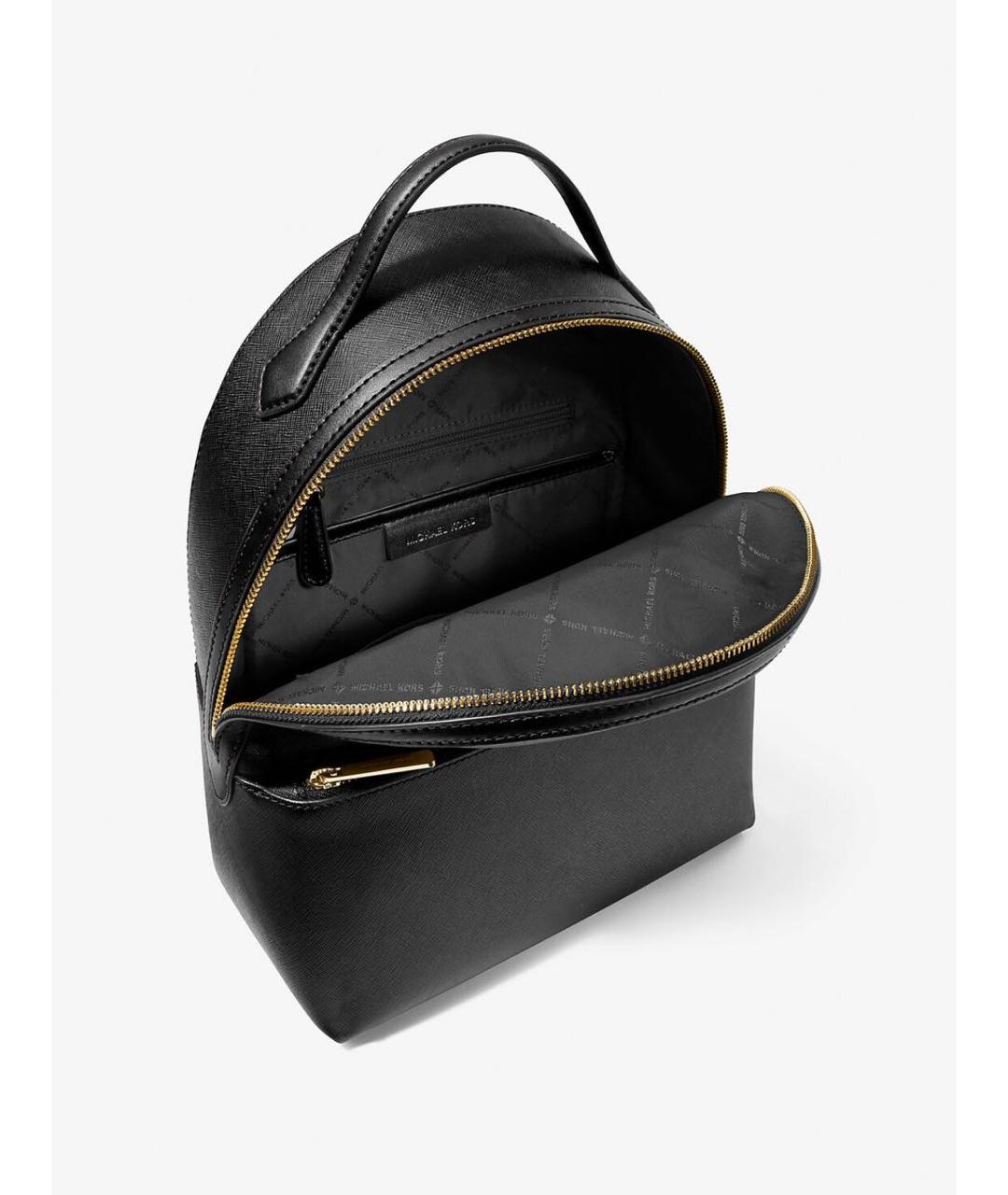 MICHAEL KORS Черный рюкзак из искусственной кожи, фото 8