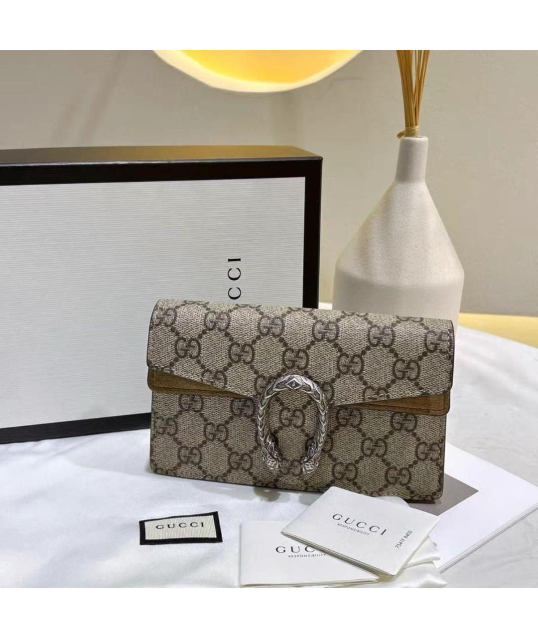 GUCCI Бежевая сумка через плечо, фото 2