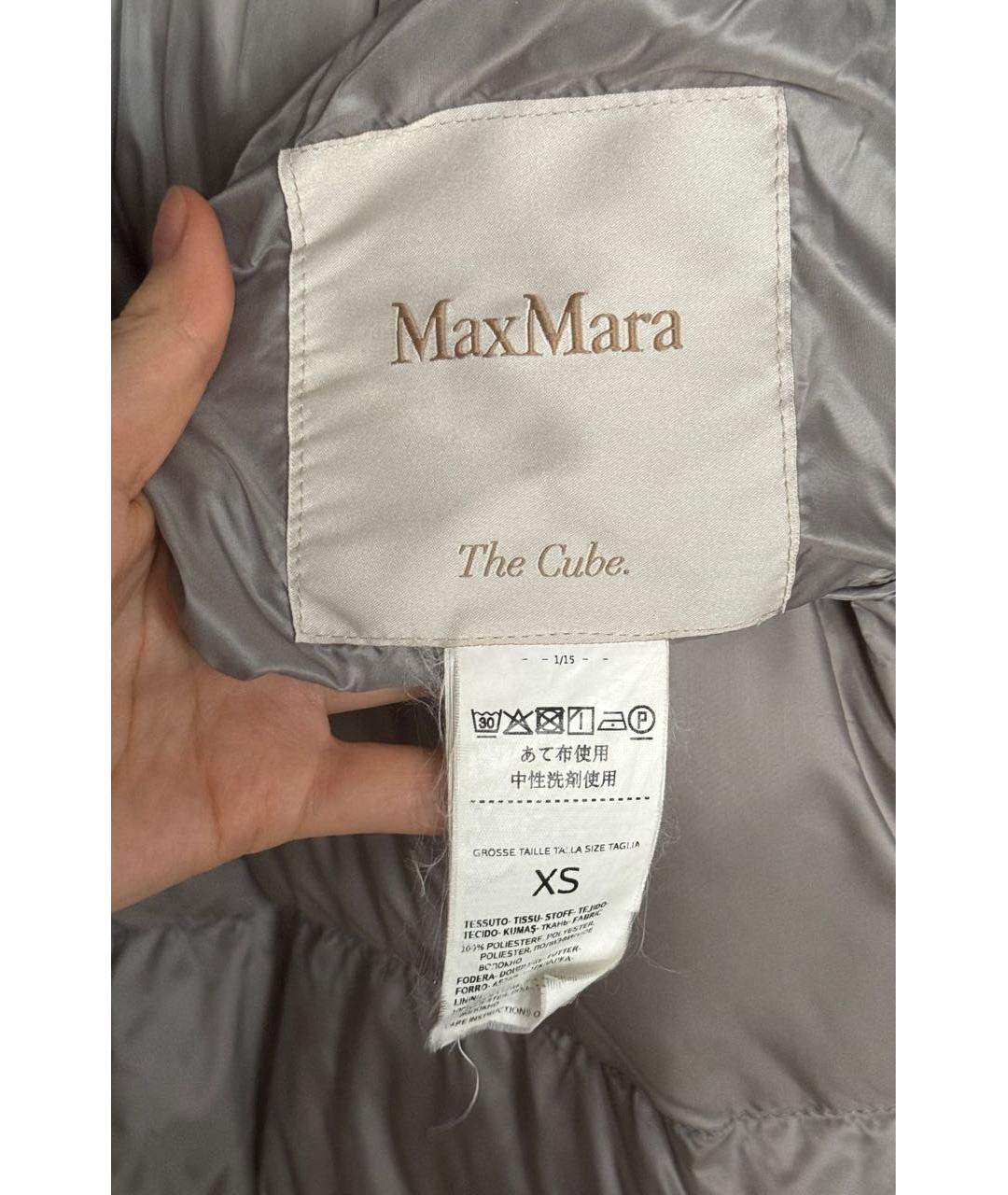 'S MAX MARA Серый пуховик, фото 3
