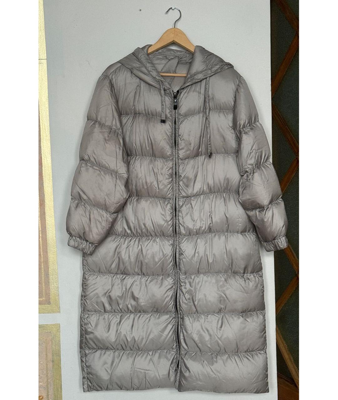 'S MAX MARA Серый пуховик, фото 7