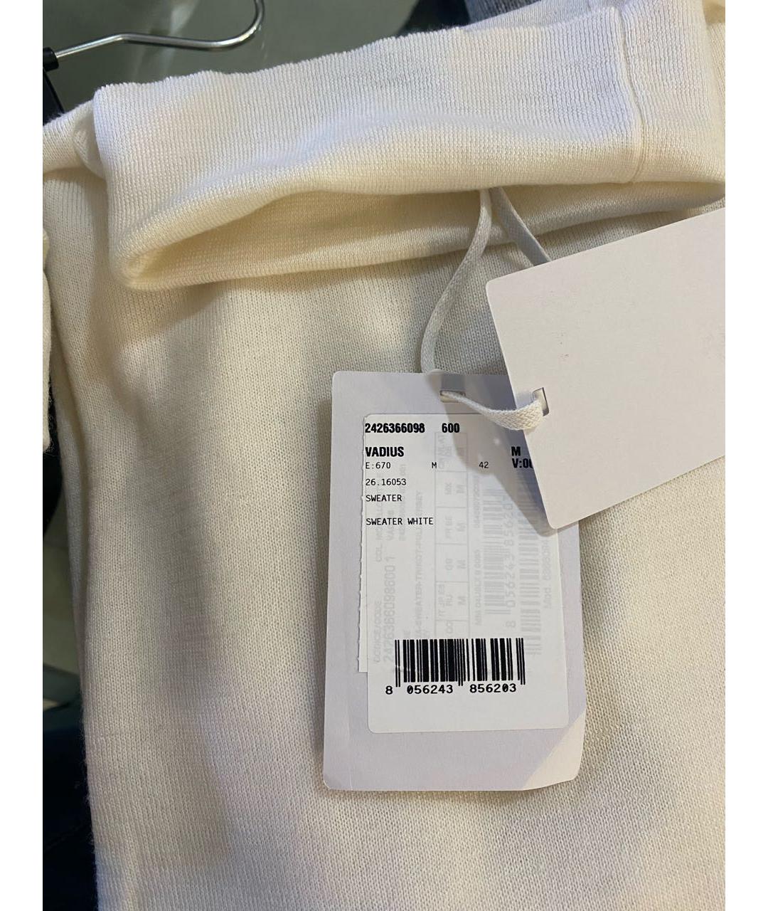 MAX MARA Белая шерстяная водолазка, фото 3