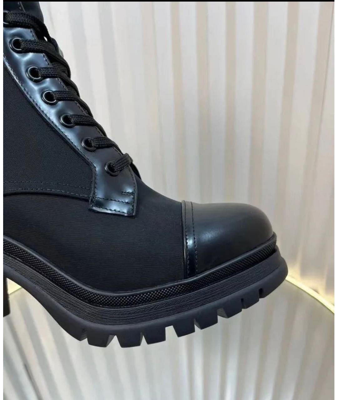 PRADA Черные ботинки, фото 3