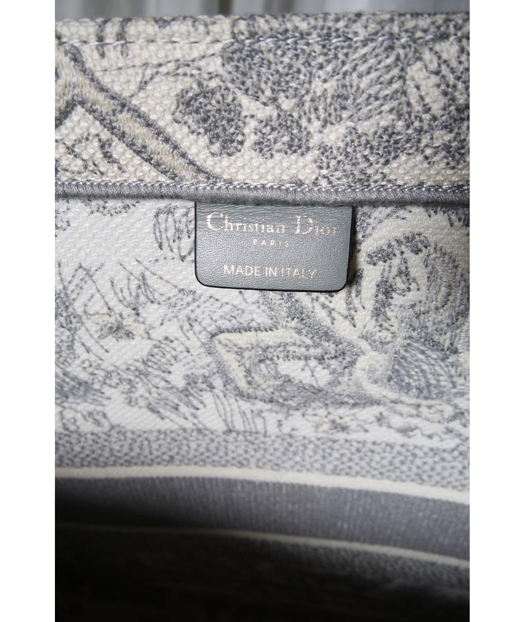 CHRISTIAN DIOR Серая сумка тоут, фото 6