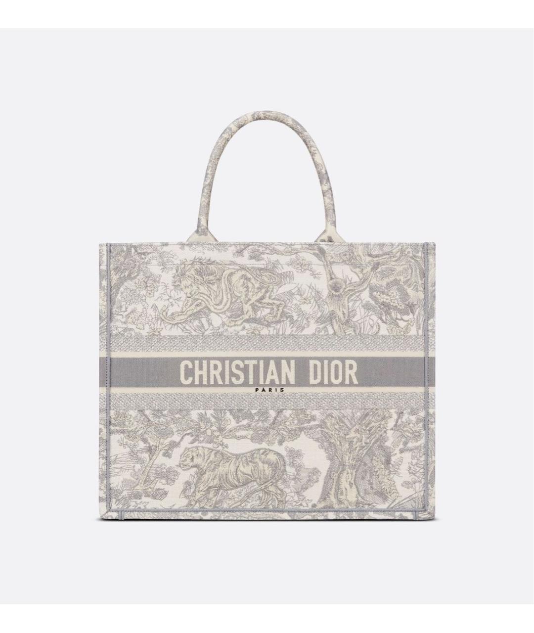 CHRISTIAN DIOR Серая сумка тоут, фото 9