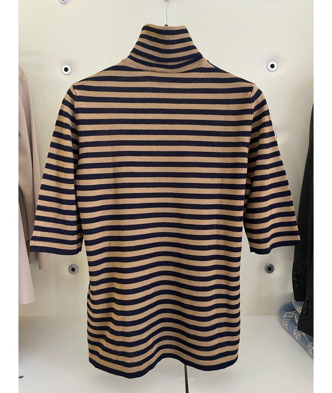 MAX MARA Коричневая шерстяная водолазка, фото 5