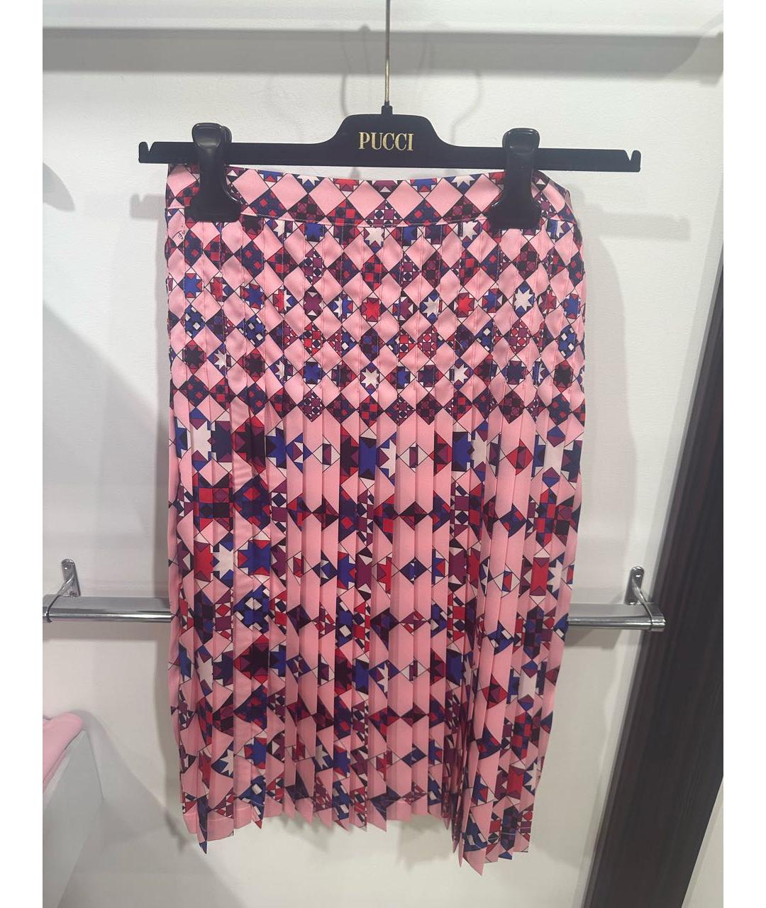 EMILIO PUCCI Полиэстеровая юбка, фото 2