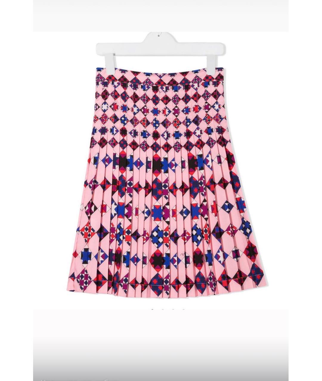 EMILIO PUCCI Полиэстеровая юбка, фото 9