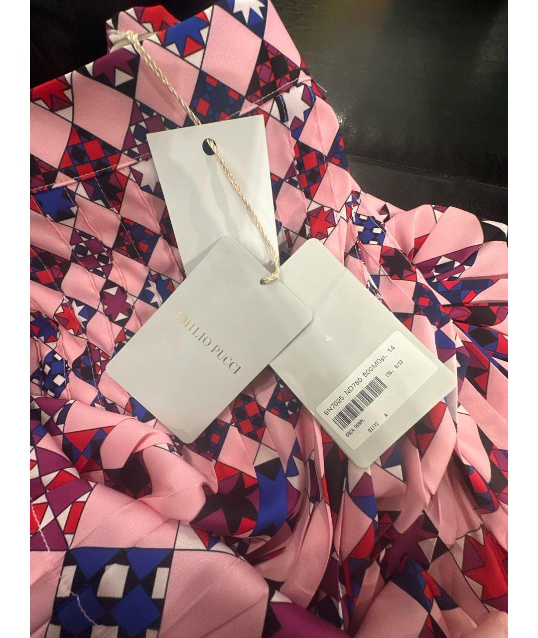 EMILIO PUCCI Полиэстеровая юбка, фото 7