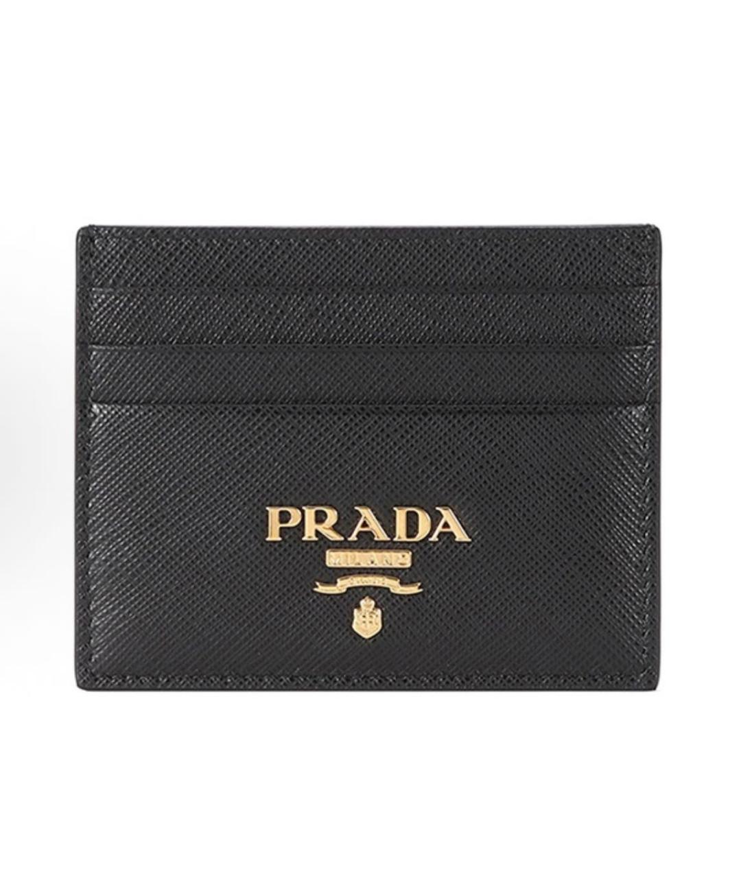 PRADA Черный кожаный кардхолдер, фото 6