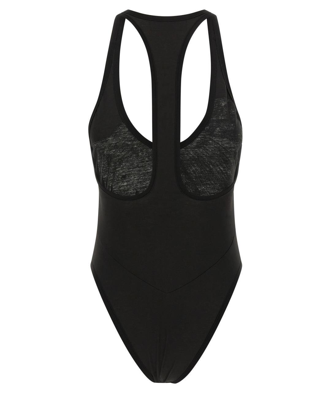 DSQUARED2 Черное хлопковое боди, фото 2