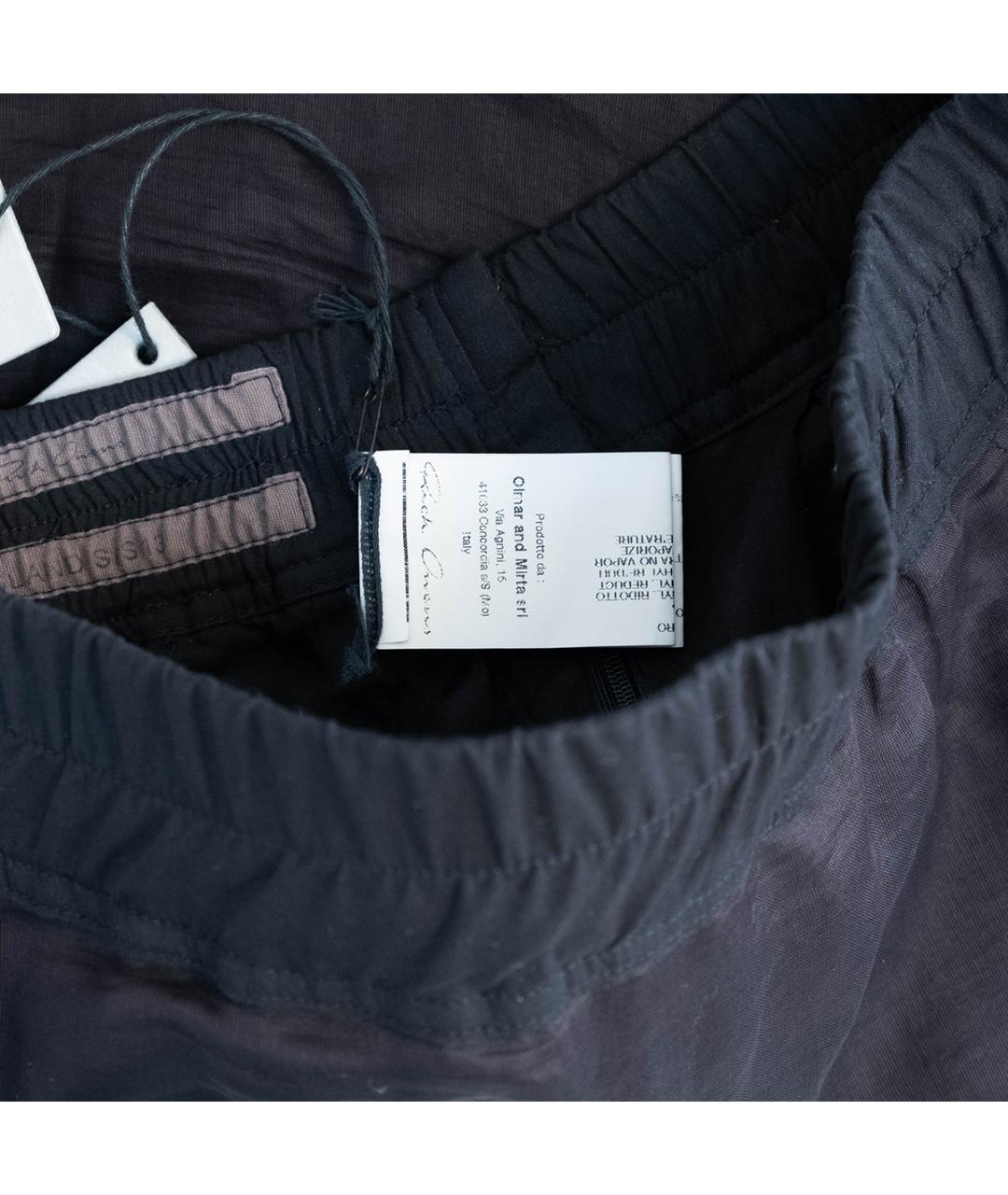 RICK OWENS Черная хлопковая юбка миди, фото 4
