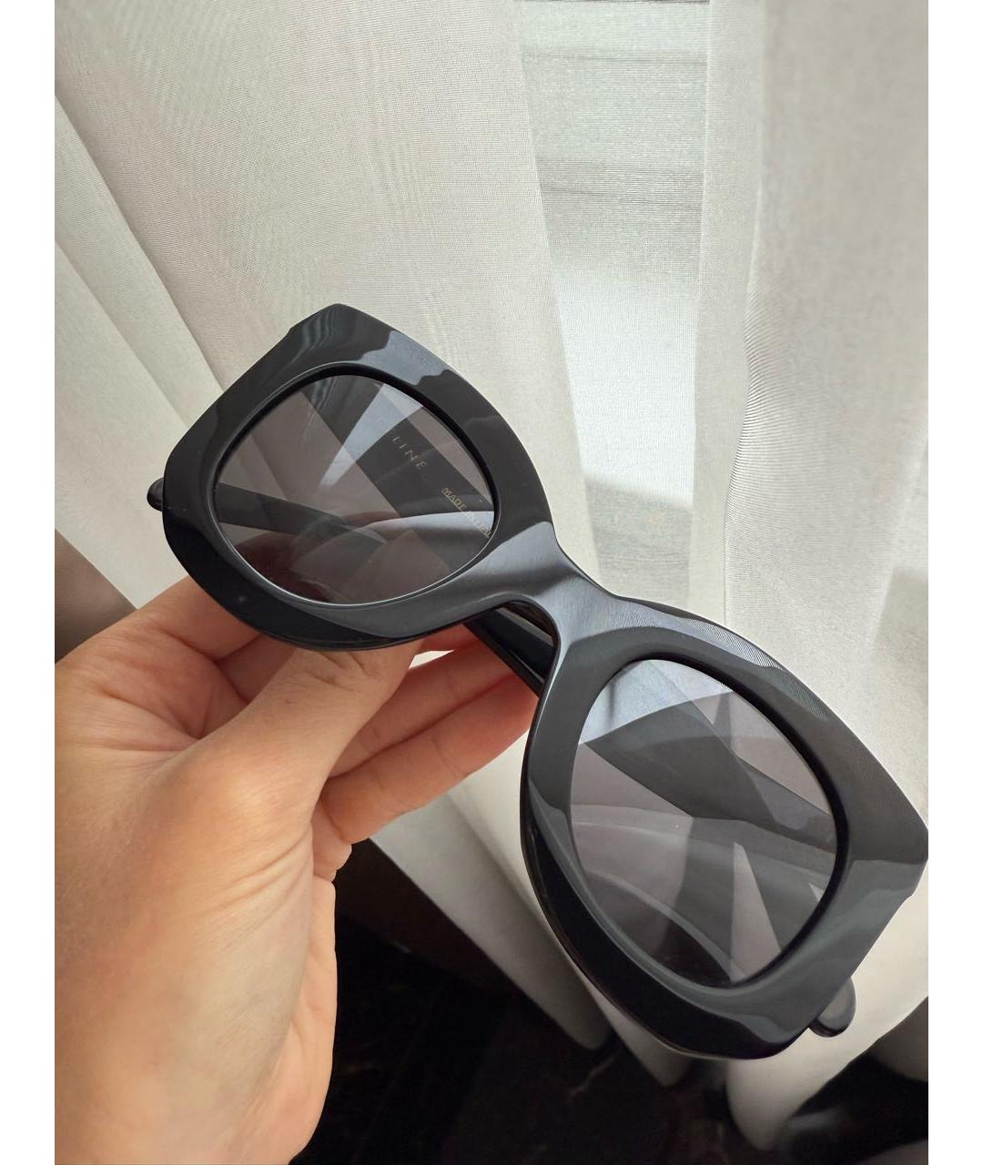 CELINE Черные пластиковые солнцезащитные очки, фото 5