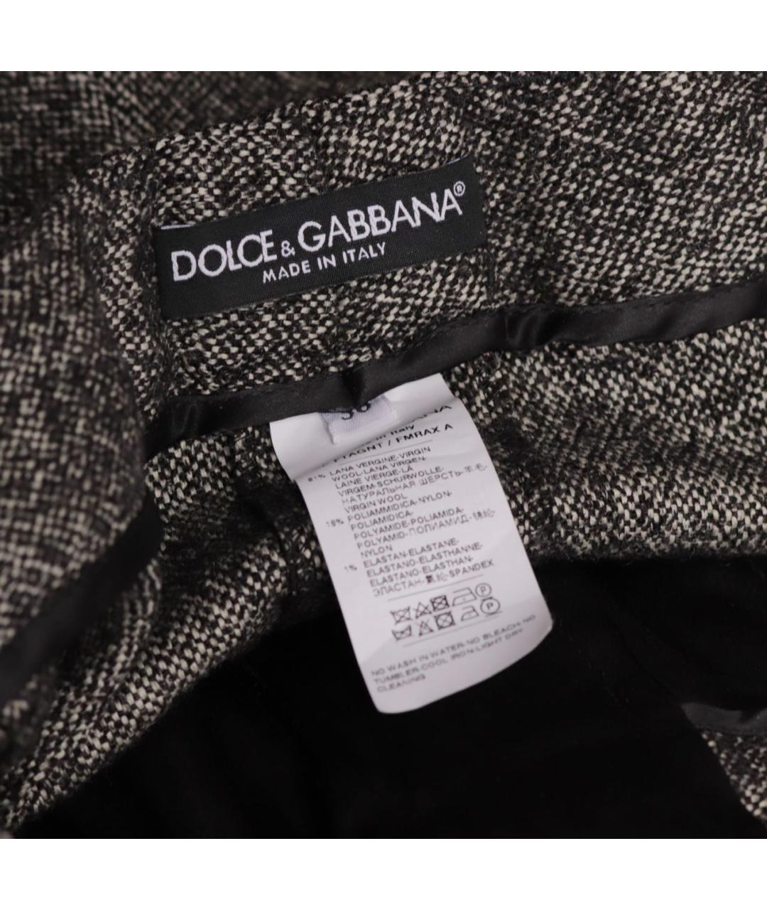 DOLCE&GABBANA Шерстяные брюки узкие, фото 4