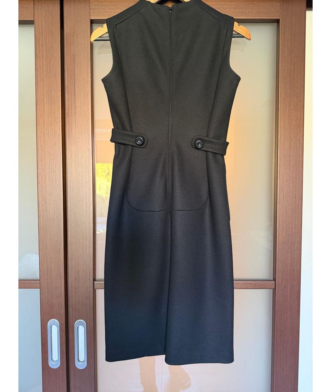 DSQUARED2 Черное шерстяное платье, фото 2