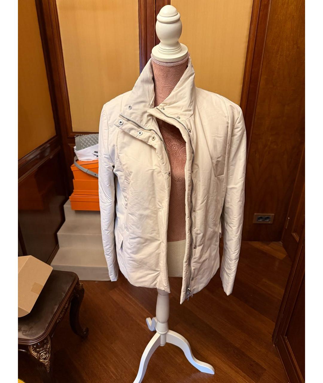 JIL SANDER Белая полиэстеровая куртка, фото 9
