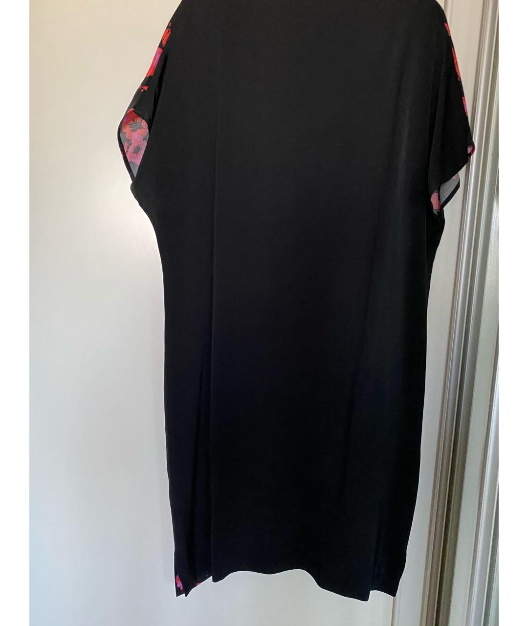 ESCADA Черное вискозное повседневное платье, фото 2