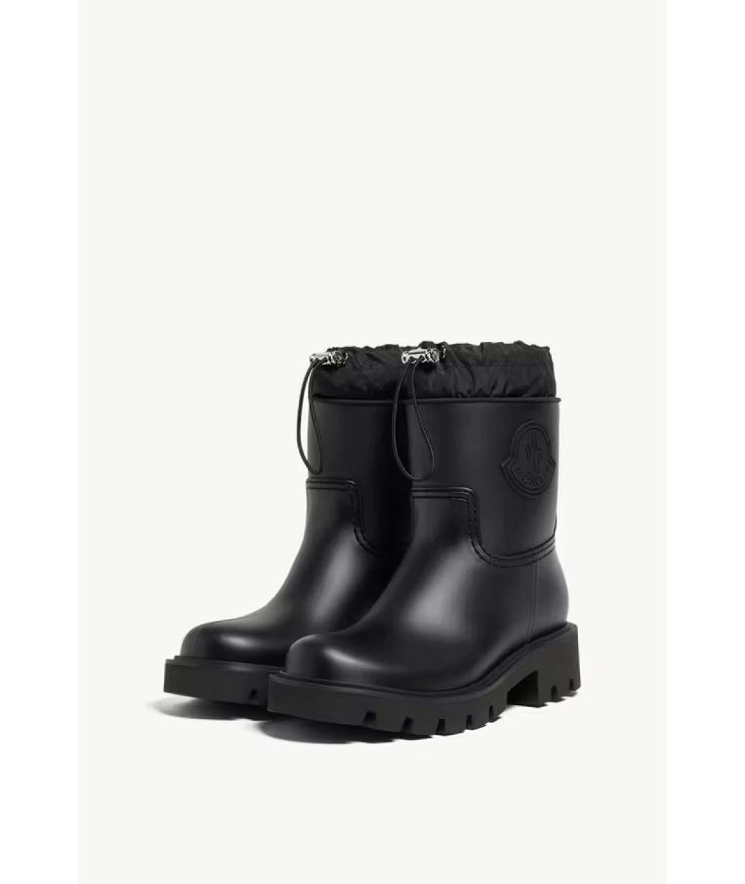 MONCLER Черные ботинки, фото 4