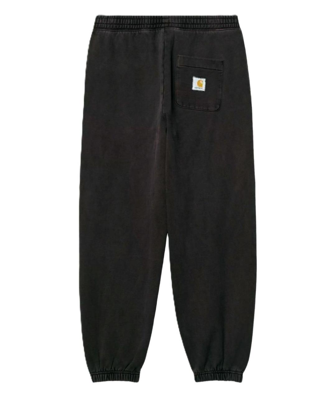 CARHARTT WIP Черные хлопковые повседневные брюки, фото 2