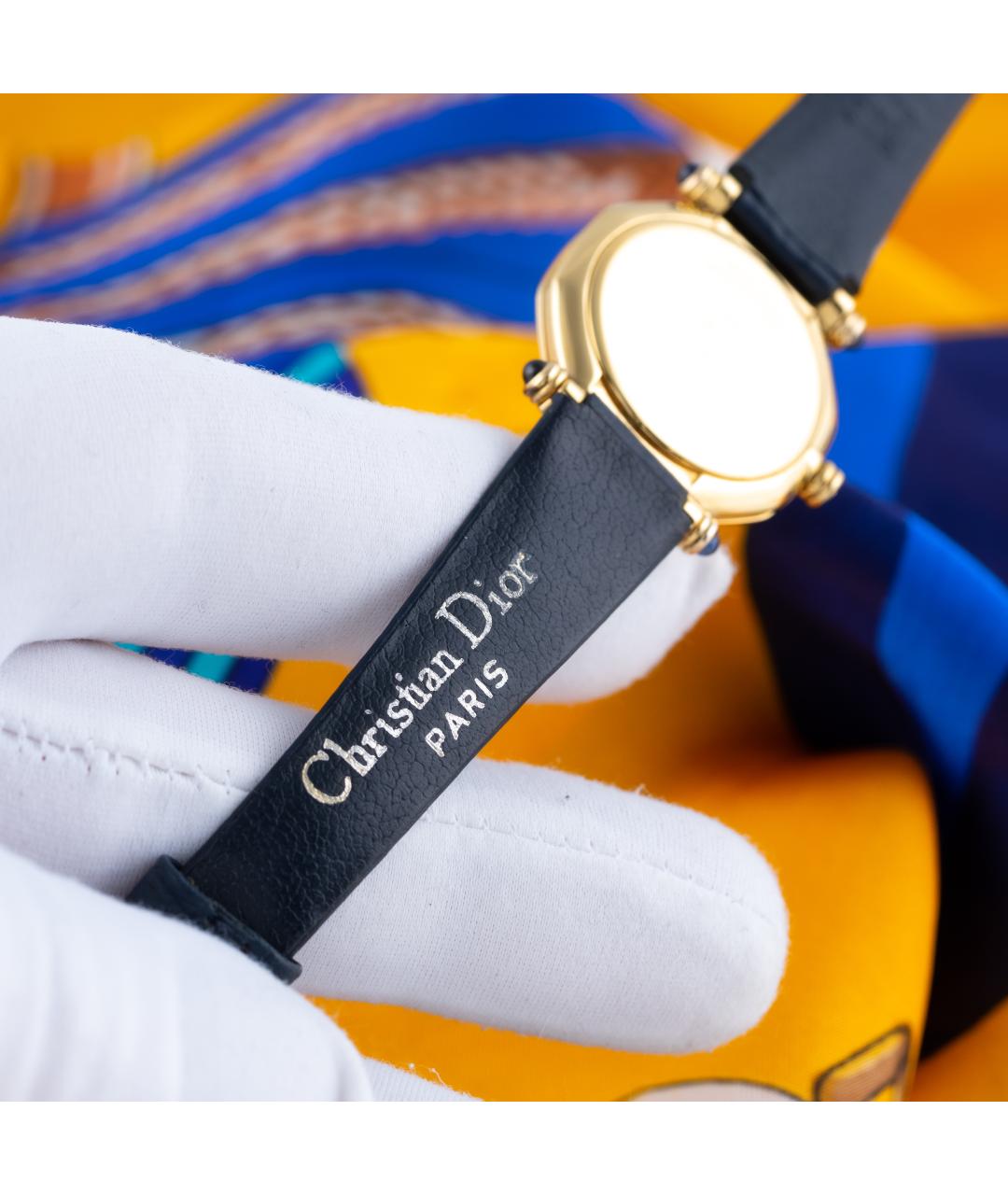 CHRISTIAN DIOR Синие металлические часы, фото 5