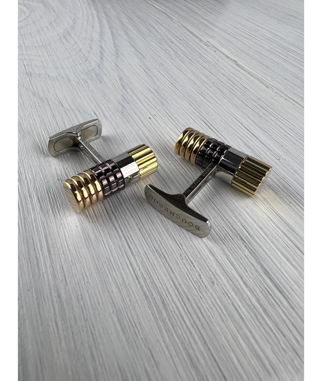 BOUCHERON Запонки из желтого золота, фото 4