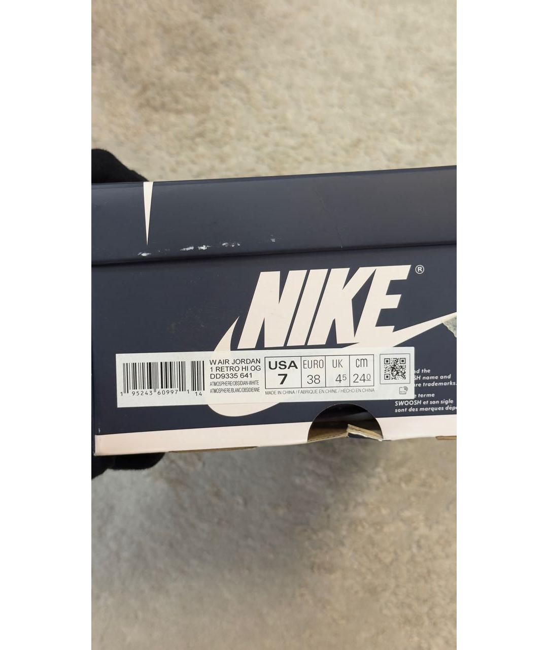 JORDAN Мульти кожаные кроссовки, фото 8