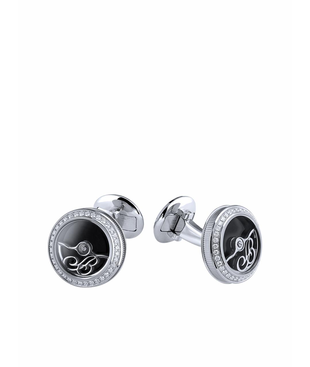 Breguet Черные запонки из белого золота, фото 1