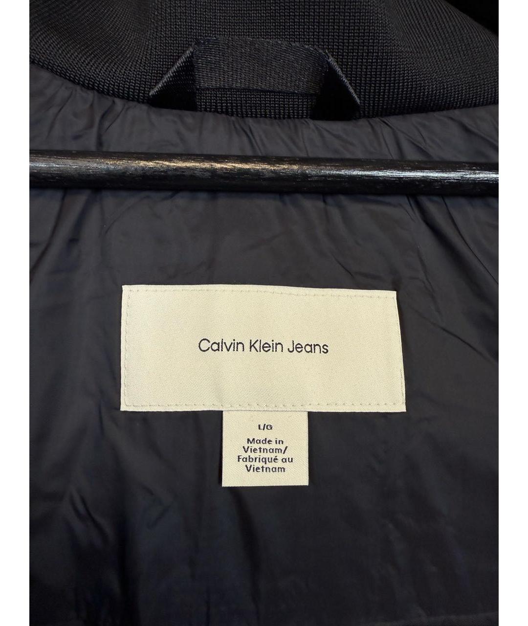 CALVIN KLEIN JEANS Черный полиэстеровый пуховик, фото 7